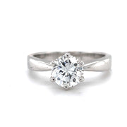 1.01 carat Round Diamond Engagement ring