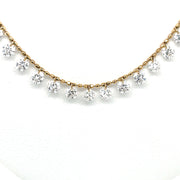 Cleopatra Dancing Diamond necklace by Brevani
